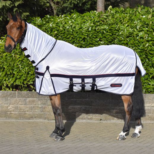 WHITAKER RASTRICK COMBO FLY RUG WITH BELLY WHITE