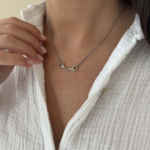 EQUESTRIAN UTAH NECKLACE STEEL