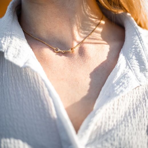 EQUESTRIAN UTAH NECKLACE GOLD