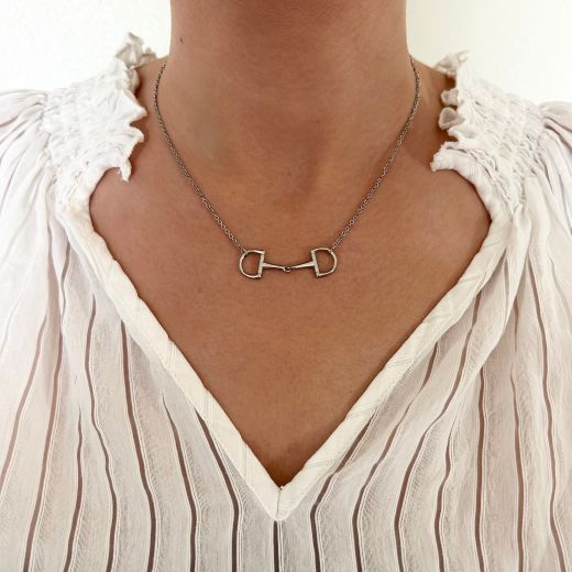 EQUESTRIAN OLY NECKLACE STEEL