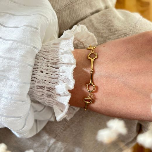 EQUESTRIAN GUBBE BRACELET GOLD