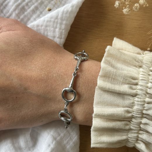 EQUESTRIAN PEPITO BRACELET STEEL
