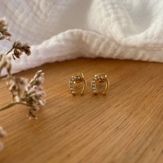 EQUESTRIAN EMY EARINGS GOLD