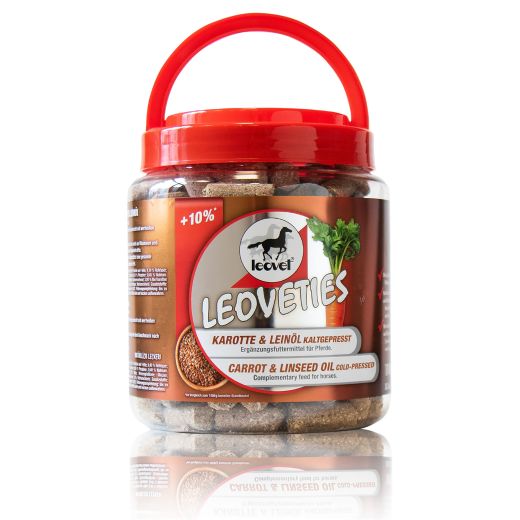 LEOVET CARROT AND LINSEED OIL TREATS 1100G