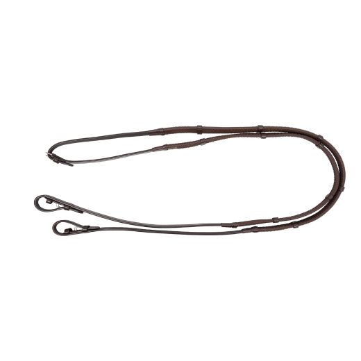 HY EQUESTRIAN PRO PRESICCE SOFTY GRIP RUBBER REINS WITH STOPPERS