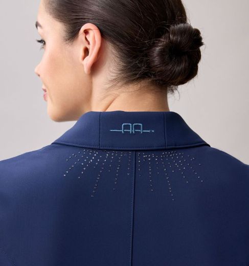 ALESSANDRO ALBANESE PLATINUM MOTIONFLEX PRO CRYSTAL SHOW JACKET NAVY