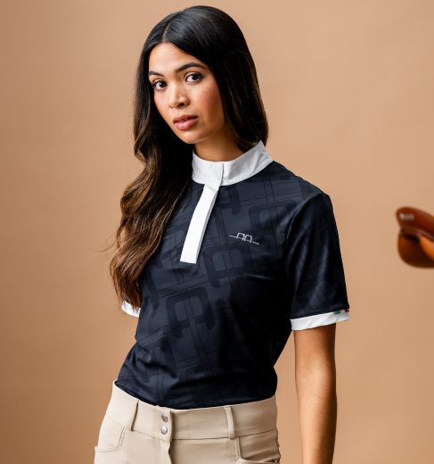 ALESSANDRO ALBANESE ALCINA SHORT SLEEVED SHOW SHIRT IN CHARCOAL