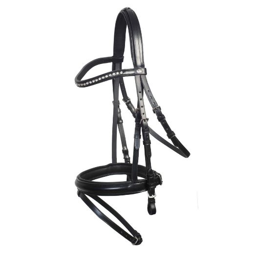 SCHOCKEMOHLE BERLIN FLASH BRIDLE IN BLACK