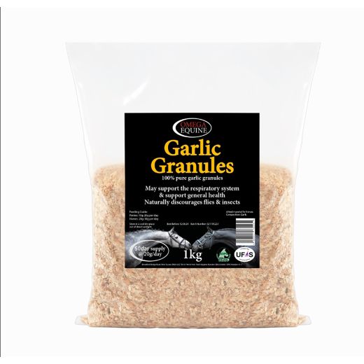 OMEGA EQUINE GARLIC GRANULES 1KG