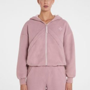 AZTEC DIAMOND PREMIUM FULL ZIP HOODIE IN PINK