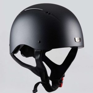 PREMIER EQUINE ARTEMIS MATTE JOCKEY SKULL CARBON SHIELD BLACK