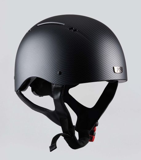 PREMIER EQUINE ARTEMIS MATTE JOCKEY SKULL CARBON SHIELD BLACK