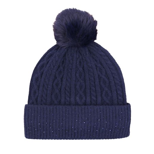 SCHOCKEMOHLE GLAMOUR BEANIE DARK NAVY