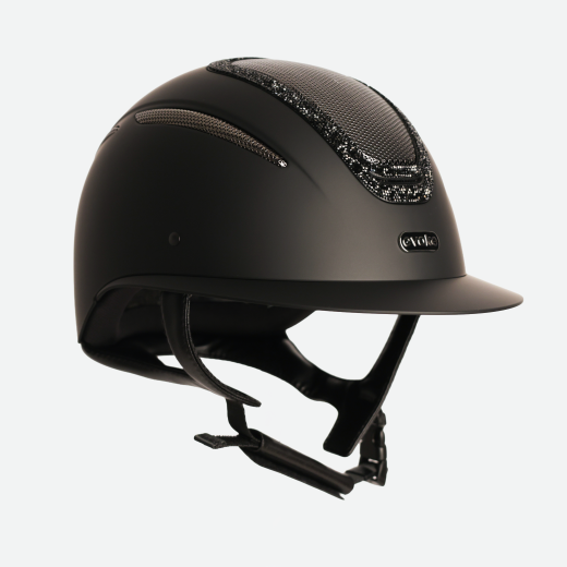 EVOKE ELARA WIDE PEAK BLACK BLACK CRYSTAL FRAME