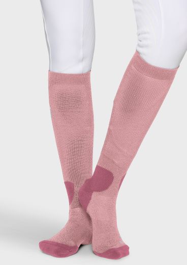 SAMSHIELD AW26 BALZANE GLITTER SOCKS COSMIC PINK