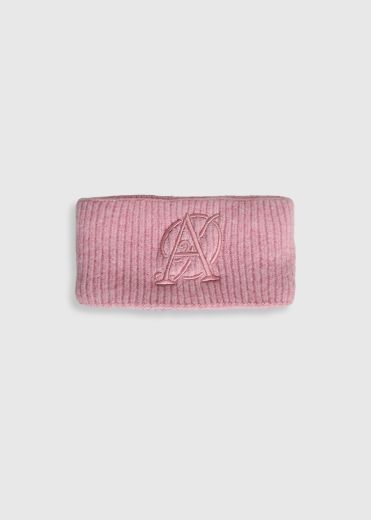 AZTEC DIAMOND EMBROIDERED HEADBAND PINK