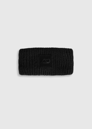 AZTEC DIAMOND YR KNITTED HEADBAND IN BLACK