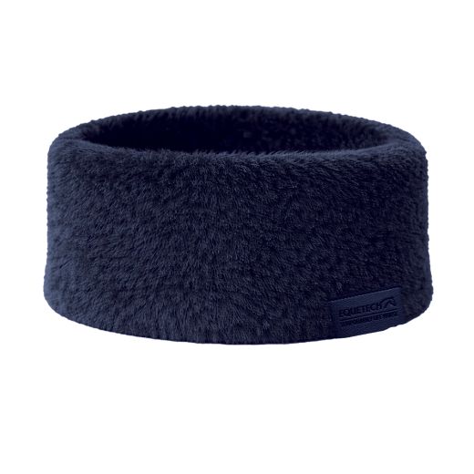 EQUETECH SUPASOFT LUXE FUR HEADBAND NAVY