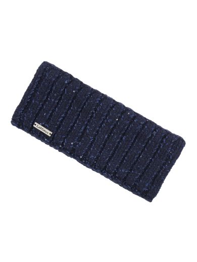 LE MIEUX BERNIE SEQUIN HEADBAND NAVY